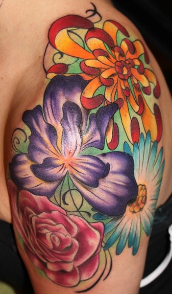 Looking for unique  Tattoos? Flowers for a new day